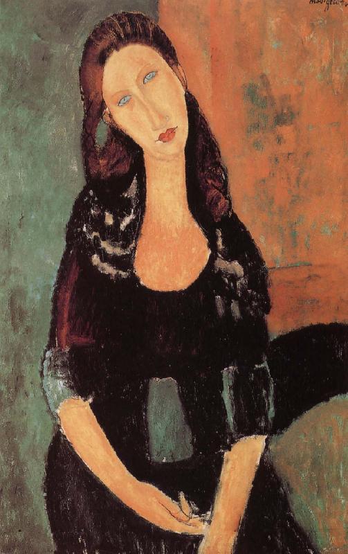 Amedeo Modigliani Portrait of Jeanne Hebuterne Sweden oil painting art
